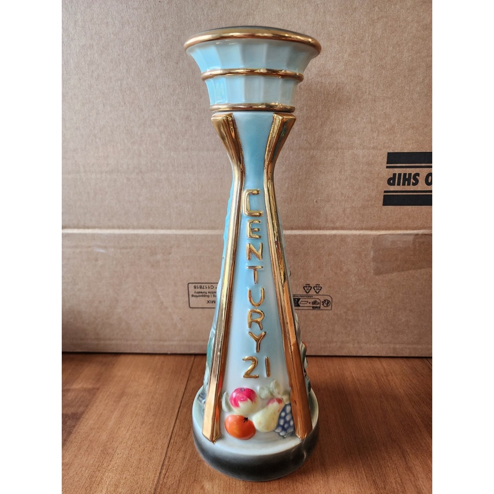 1962 Seattle Space Needle World's Fair Century 21 Jim Beam Decanter Bottle EMPTY
